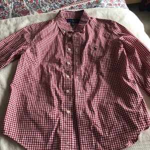 Boys Ralph Lauren button down size M(10-12)